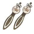 thumbnail image 2 of Deer Set of Vintage Copper Crown-Shaped Bookmarks - Stainless Steel Book Accessories for Readers and Book Lovers, Pack of 2, 2 of 5
