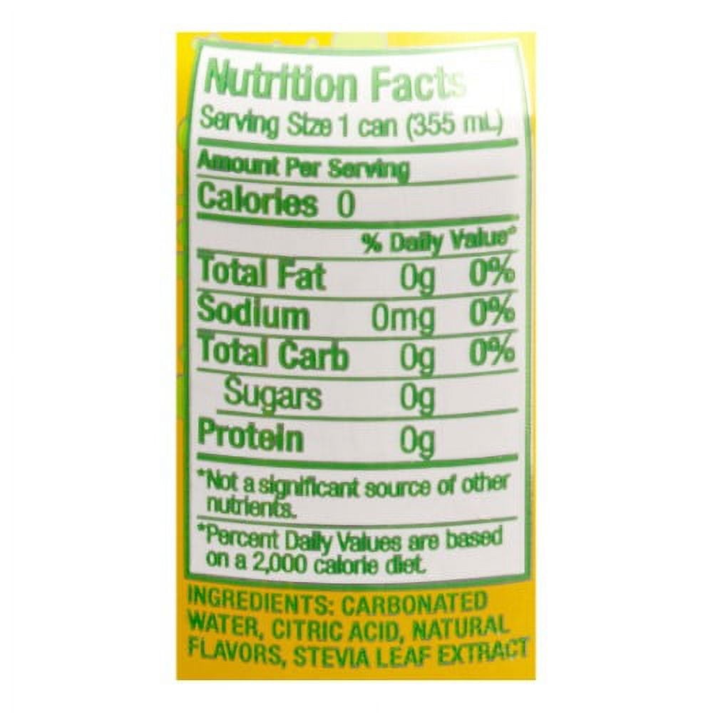 Zevia Zero Calorie Soda, Lemon Lime Twist, 12 fl oz (Pack of 24)