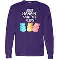 thumbnail image 3 of Inktastic Easter Hangin' with My Peeps Long Sleeve T-Shirt, 3 of 5