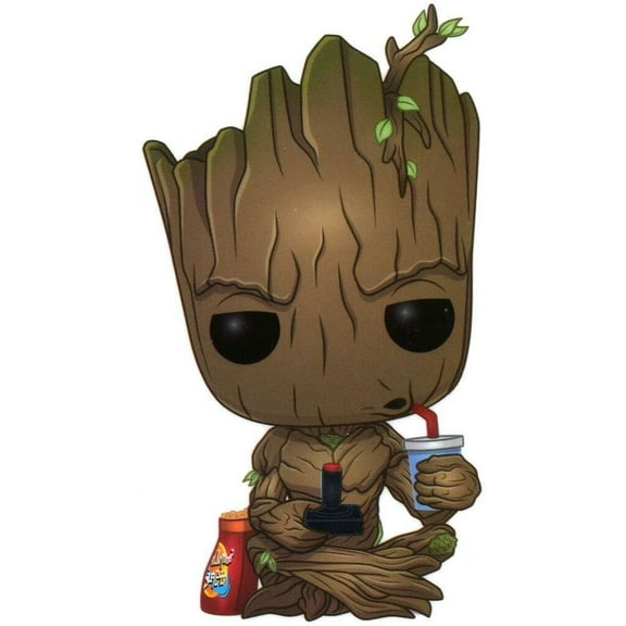 Funko Marvel Groot Sticker (Gamer, Sitting)
