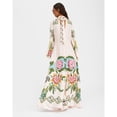 thumbnail image 2 of Women's Printed Stand Collar Dress, 3/4 Sleeve Summer Casual Dress, 2 of 4