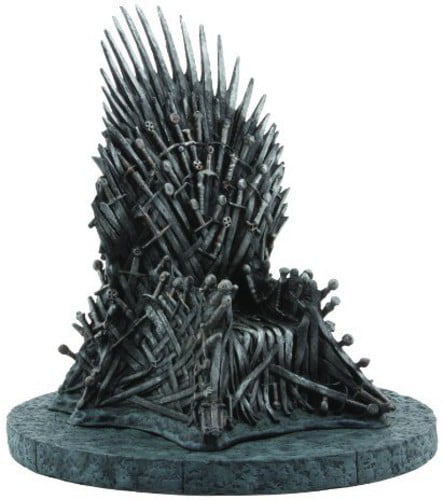 The Iron Throne Game Of Thrones A Song Of Ice And Fire Replica Statue Figure 7" 