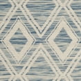thumbnail image 3 of SAFAVIEH Marbella Alicia Geometric Diamonds Wool Area Rug, Dark Blue/Ivory, 3' x 5', 3 of 4