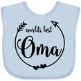 thumbnail image 3 of Inktastic World's Best Oma Girls Baby Bib, 3 of 4