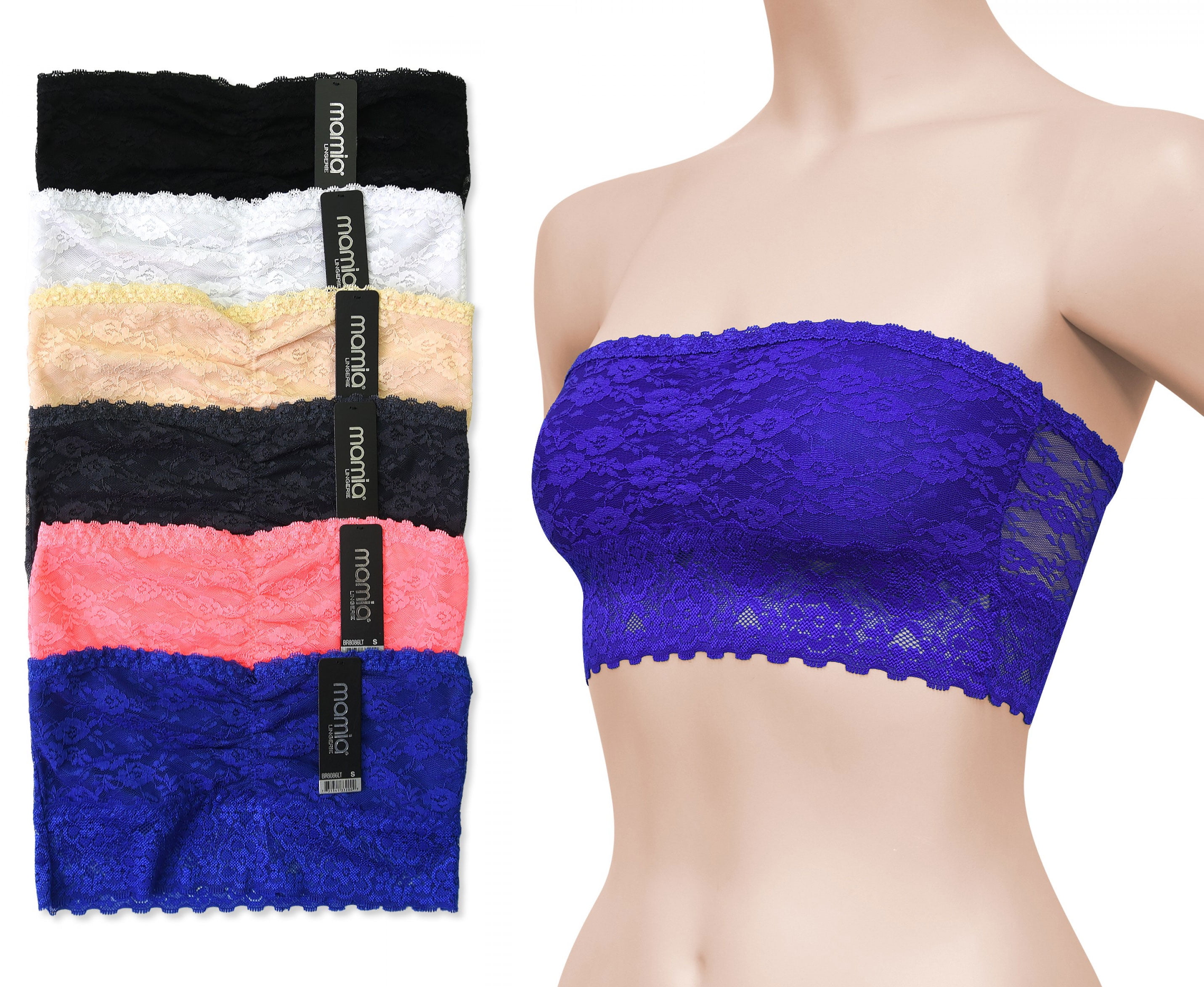 lace bandeau bralette