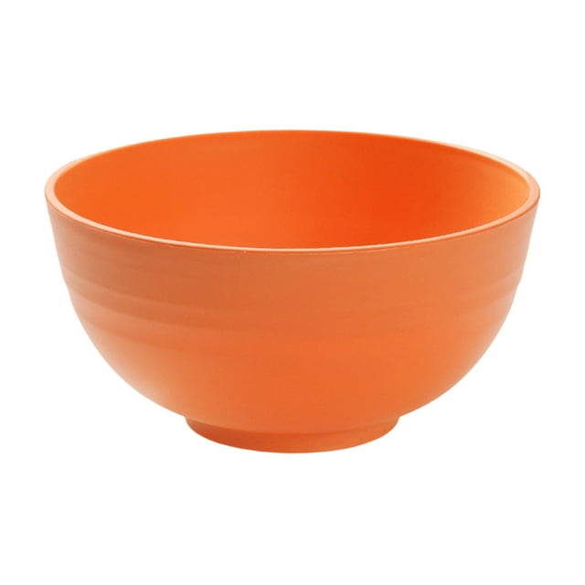 Ohmyroo 5.9x3.0 In Microwave Dishwasher Safe Plastic Cereal Bowl for Home Dining Use Large Single Serving Bowl Needs