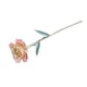 thumbnail image 1 of Rose de 24k Gold de Rose de Tallo Bañado en Stand de Regalo Rosa, 1 of 7