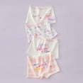thumbnail image 2 of CYRBOKO Boxers for Toddler Girls, Elastic Waist 4PC Cotton Comfy Underwear for Girls White Size 1.5-3 T, 2 of 3