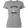 thumbnail image 3 of Inktastic Reading Group Fox Read More Books Women's T-Shirt, 3 of 5