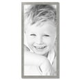 thumbnail image 2 of ArtToFrames 21" x 45" Classic Silver Picture Frame, 21x45 inch Silver Wood Poster Frame (WOM-4926), 2 of 7