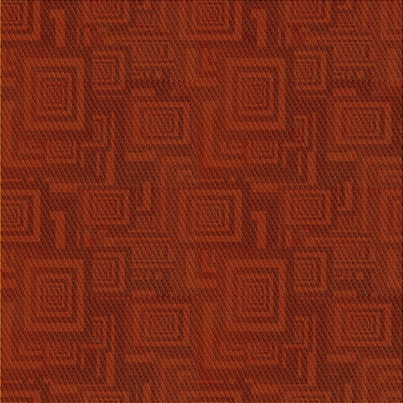 Ahgly Company Machine Washable Indoor Square Transitional Lava Red Area Rugs, 8' Square
