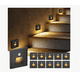 thumbnail image 1 of Lamparas Empotrables Para Escalera Sensor  Color negro, 1 of 4