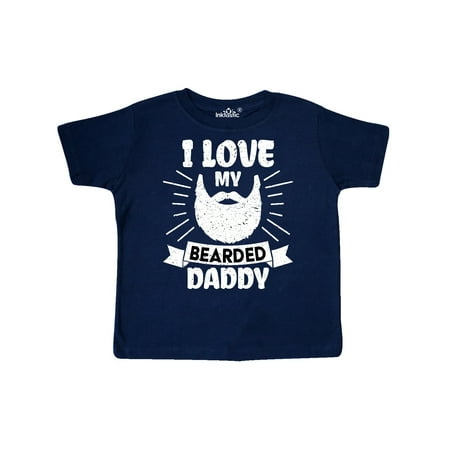 

Inktastic I Love My Bearded Daddy for Fathers Day with Grunge Gift Toddler Boy Girl T-Shirt