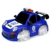 Super Police Coupe Battery Operated Bump and Go Toy Car w/ Ultra Bright Head Lights, Sounds (Colors May Vary)