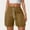 Brown, variant on Itsame Summer Short Sweatpants Womens Sports Lanyard Shorts Pocket Fashionable Solid Color Tight Short Pants Army Green Size L