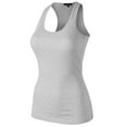 thumbnail image 3 of FashionMille Women Ribbed Tank top, Racerback Scoop Neck Active, 3 of 5