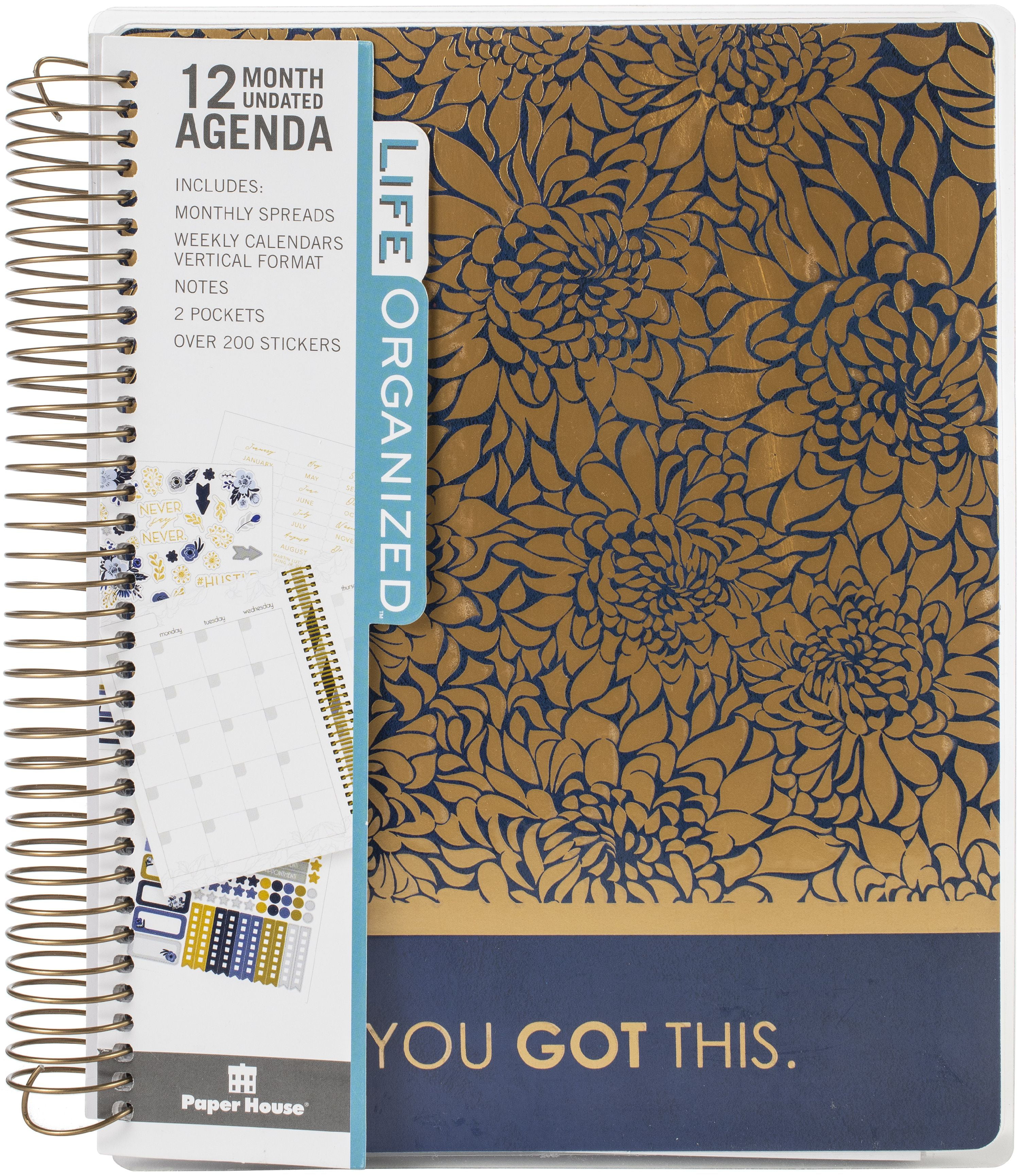 Details about   Paper House 18 Month Planner Undated New