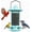 TEAL, variant on Happy Wings Metal Mesh Tube Bird Feeder for Outdoor Hanging, Premium Seed Feeder with 360-degree Perch, Durable Garden Wild Bird Feeder -Brown