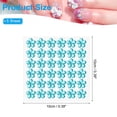 thumbnail image 2 of Uxcell Flower Self-Adhesive Rhinestone Stickers,Face Gems Jewel Stickers Crystal Embellishment Sheet Lake Blue 5, 2 of 7