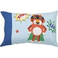 thumbnail image 5 of Everything Kids Super Hero Caped Wild Animals 4 Piece Toddler Bedding Set, 5 of 8