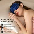 thumbnail image 4 of THXSILK Silk Night Eye Shade, 19 Momme Mulberry Silk Eye Mask, 100% Real Natural Pure Silk Eye Sleep Shade Cover, Constellation, 4 of 9