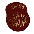 thumbnail image 1 of Inkdotpot Gold Foil Paper Hang Tags Merry Christmas Favor Tags 100 Pieces, 1 of 6