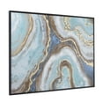 thumbnail image 6 of 66" x 48" Enlarge Slice Geode Framed Wall Art with Black Frame, by DecMode, 6 of 8