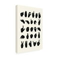 thumbnail image 2 of Emma Scarvey 'Sign Language I' Canvas Art, 2 of 3