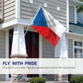 thumbnail image 4 of Anley Fly Breeze 3x5 Foot Czech Flag - Czechia National Flags Polyester, 4 of 7