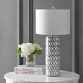 thumbnail image 6 of JONATHAN Y Loop 28.75" Ceramic Modern Column LED Table Lamp, Blue/White, JYL6614A, 6 of 7