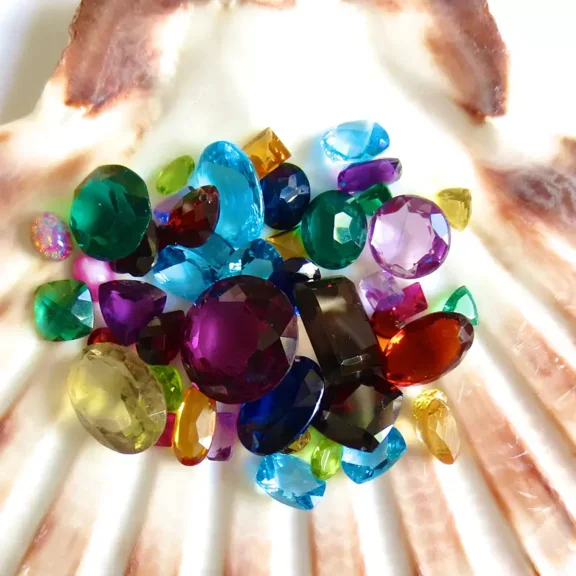 Natural Gemstone Loose Mix Shape Semi Precious Gems 50 Carat Lot Wholesale