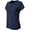 Navy, variant on Womens Short Sleeve Tech T-Shirt Grey M