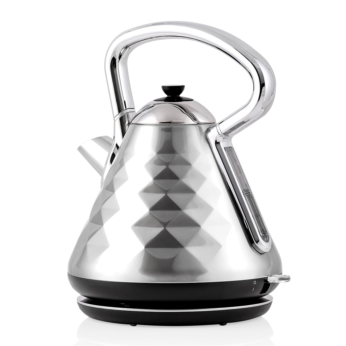 Ovente Electric Kettle 1.7 Liter Stainless Steel Cleo Collection, 1500