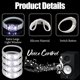 thumbnail image 5 of Pulseras LED Dhseinat activadas por sonido, 100 unidades (blancas), 5 of 7