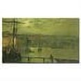 thumbnail image 2 of Trademark Fine Art "A View of Whitby Harbor at Moonlight" Canvas Art by John Grimshaw, 2 of 3