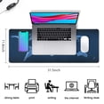 thumbnail image 5 of Rule the Gaming World with Large World Map Mouse Pad: Stitched Edges, Anti-Slip Base, Waterproof - Designed for Gamers, Office & Home (Black, 31.5 x 11.8 ), 5 of 7
