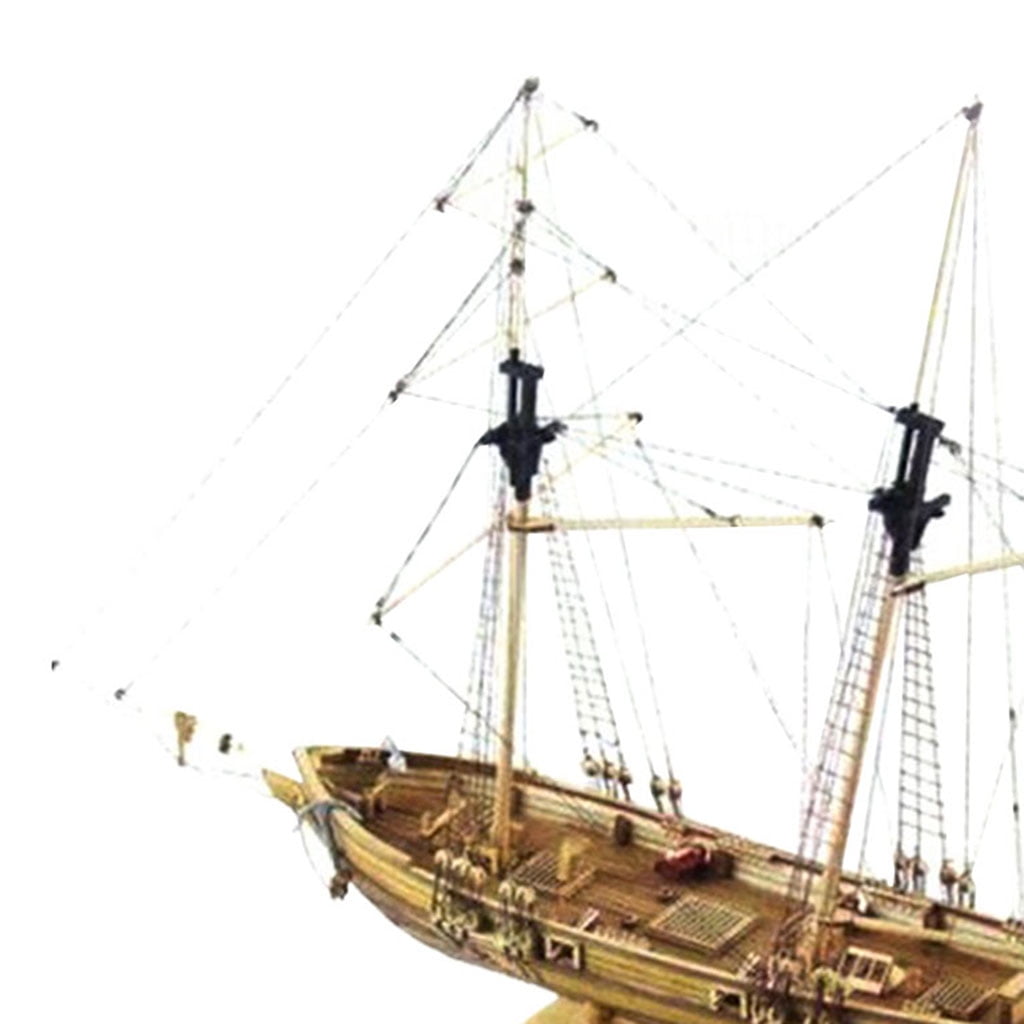 1/66 Naxos Ship Assembly Model Kits Classical Wooden Sail Boat Model  Building Set
