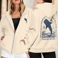 thumbnail image 2 of PRfgtbd Hoodies for Women Zip Up Hoodie Casual Sweatshirts with Front Pockets Soft Long Sleeve Jacket Streetwear Tops, 2 of 6