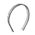 thumbnail image 1 of Diadema con peine de dientes de metal para mujer (negra), 1 of 7