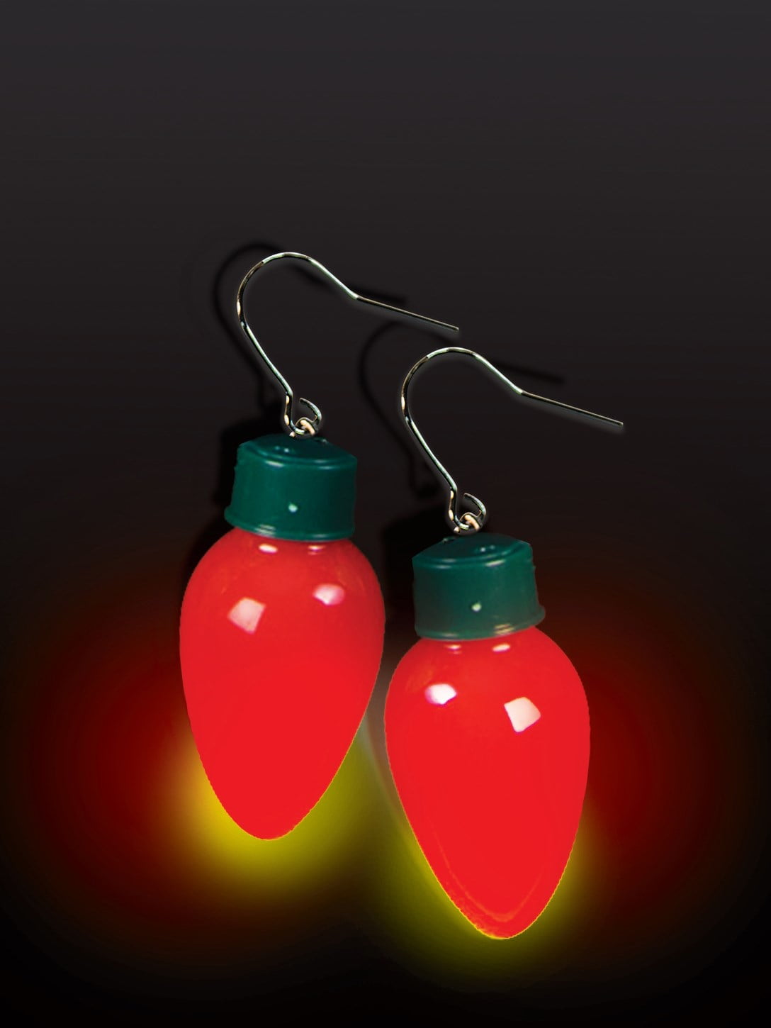 Forum Novelties Christmas Light Bulb Earrings
