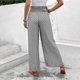 thumbnail image 5 of WILLBEST Pantalones Casuales de Mujer, Culotte de Pierna Ancha con Diseño Floral y Abertura Lateral para Un Uso Diario Cómodo. Chica, 5 of 6