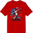 thumbnail image 3 of USA Volleyball Adult Red Crew Neck Short Sleeve Tee-XXL, 3 of 4