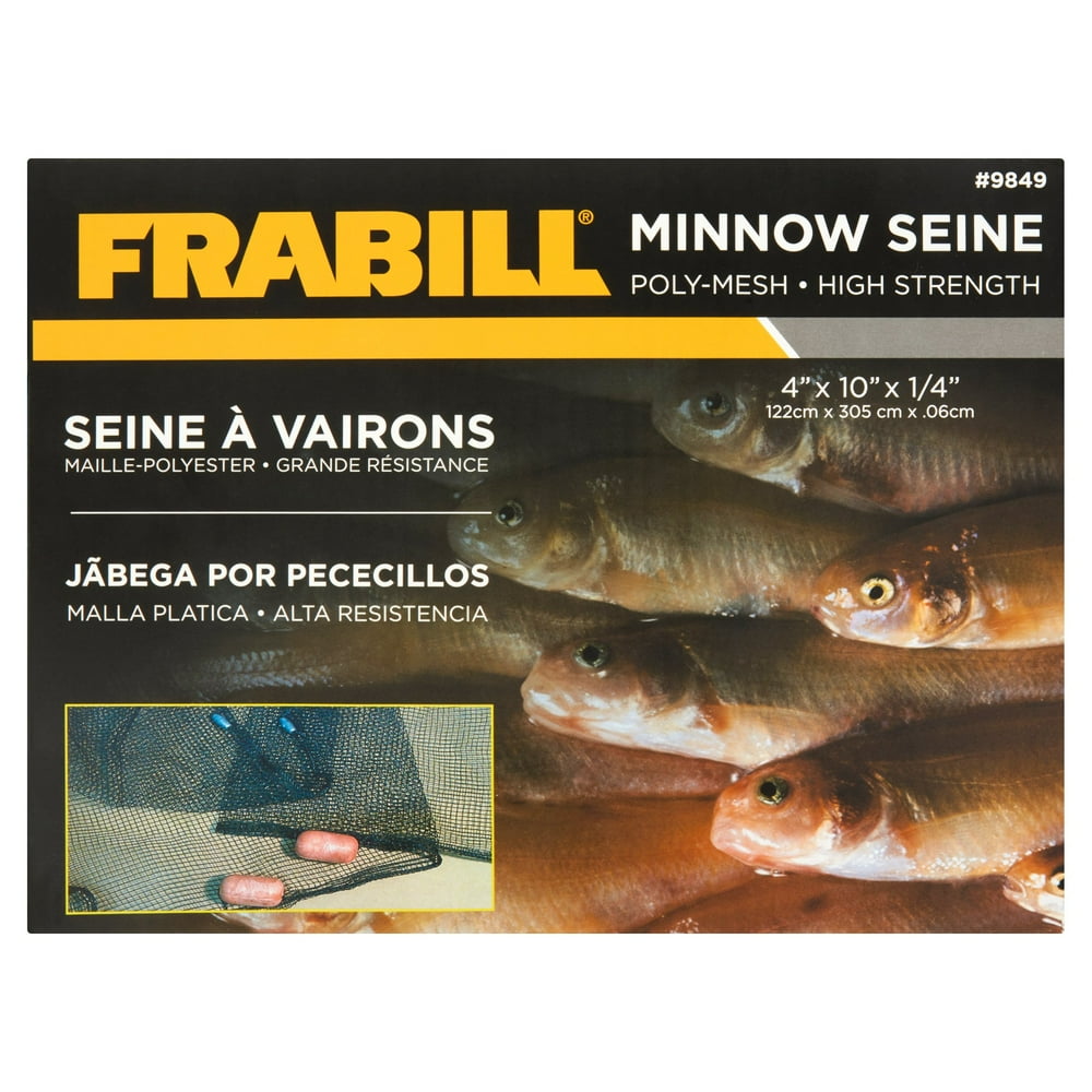Frabill PolyMesh High Strength Minnow Seine Fishing Net