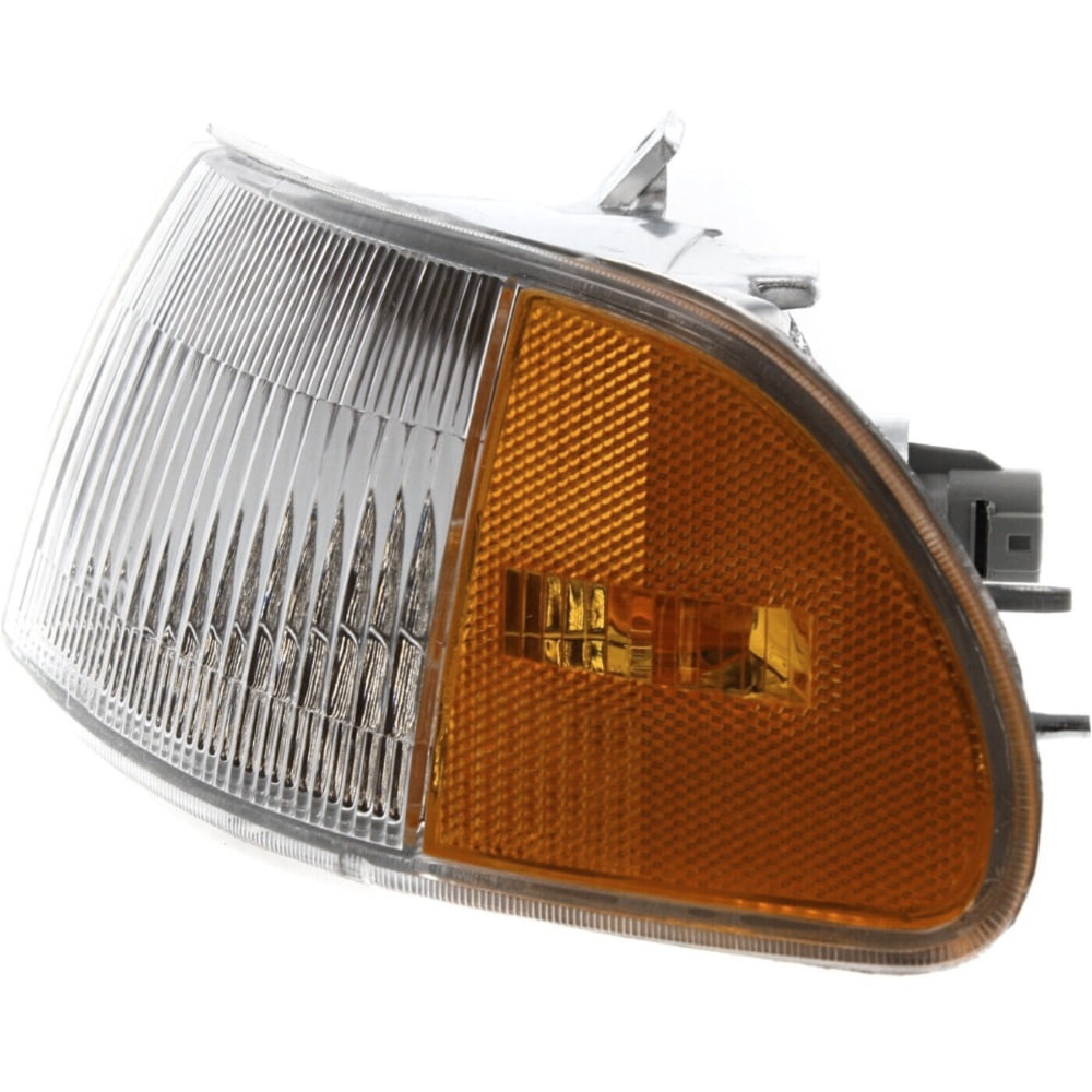 Nee Haoww Corner Light Set of 2 with Incandescent Bulbs and Clear & Amber Lens