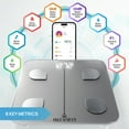 thumbnail image 2 of INEVIFIT Smart Body Composition Scale with Bluetooth and Free Tracking INEVIFIT APP - Silver, 2 of 7