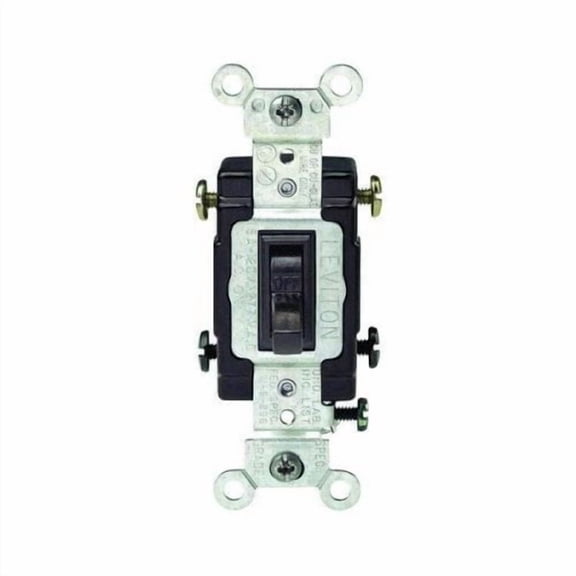 Leviton S03-CS220-2IS 20 Amp Ivory Commercial Grade AC Quiet Switch Toggle