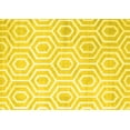 thumbnail image 1 of Ahgly Company Indoor Rectangle Abstract Yellow Contemporary Area Rugs, 3' x 5', 1 of 4