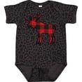thumbnail image 3 of Inktastic Moose Silhouette Plaid Boys or Girls Baby Bodysuit, 3 of 5