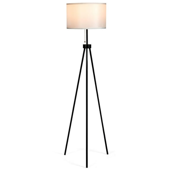 Giantex Metal Tripod Floor Lamp, Contemporary Standing Floor Light, Reading Light