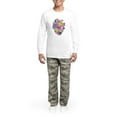 thumbnail image 4 of CafePress - Self Love Club Heart - Men's Long Sleeve Light Pajama Set, 4 of 7